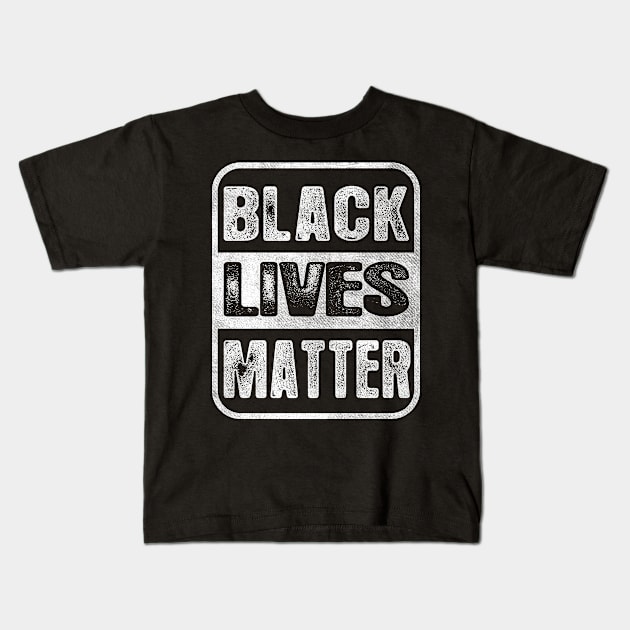 BLM Black Lives Matter - black pride Kids T-Shirt by Dailygrind